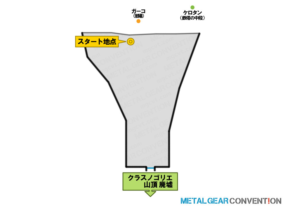 クラスノゴリエ山頂 廃墟裏