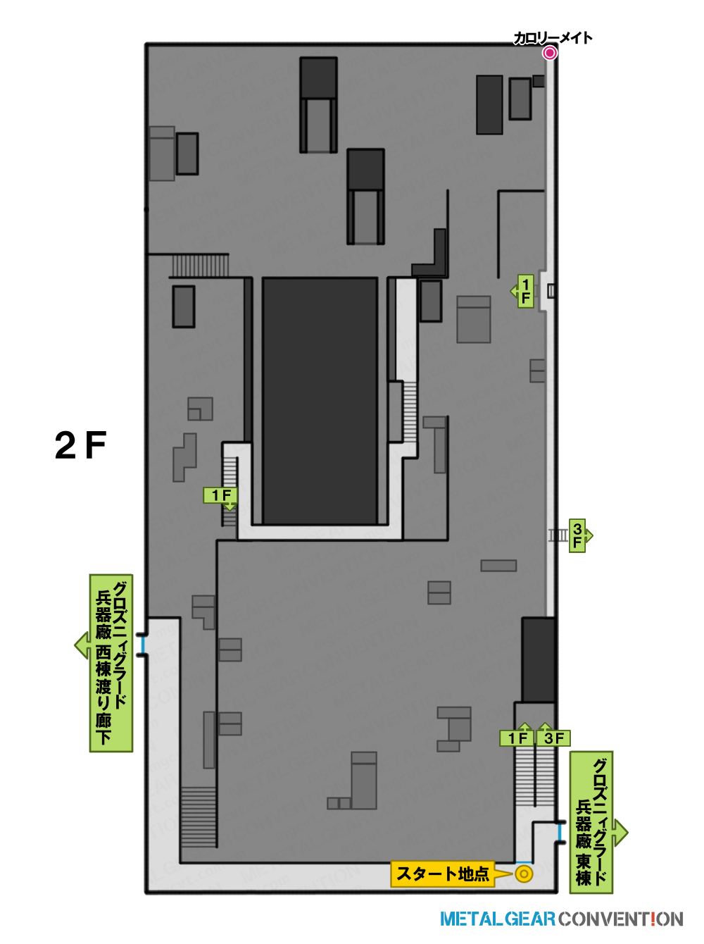 グロズニィグラード兵器廠 本棟2F (再潜入時)