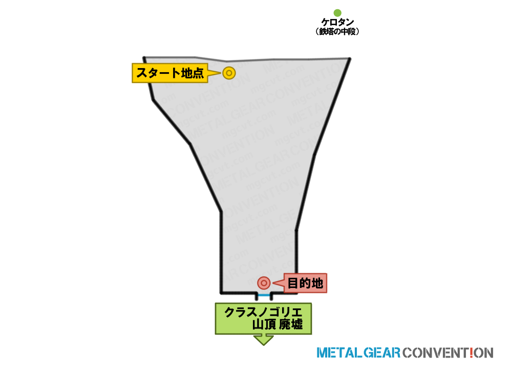 クラスノゴリエ山頂 廃墟裏