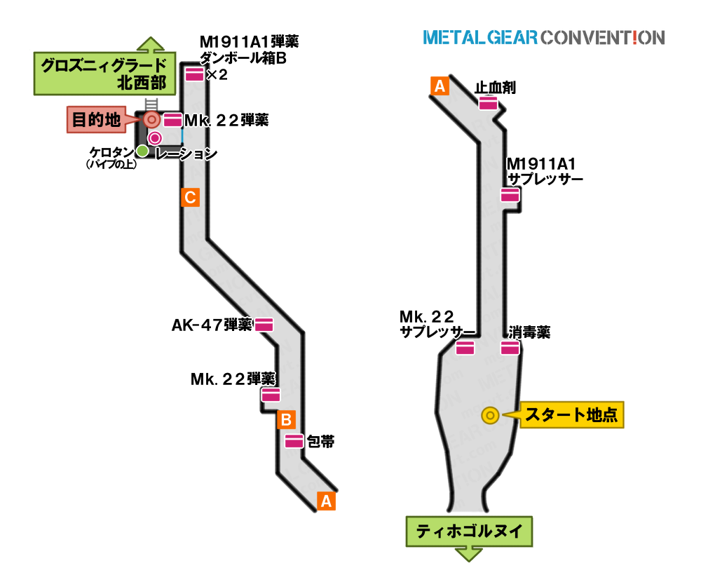 ティホゴルヌイ地下道