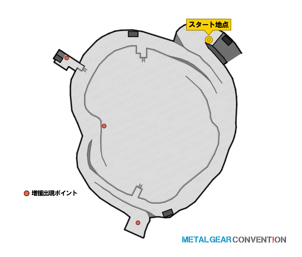 採掘場底部